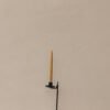 Primitive Single Taper Aged Wrought Iron Candle Holder - Image 3