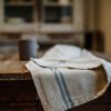Vintage Linen Natural/Blue Towels