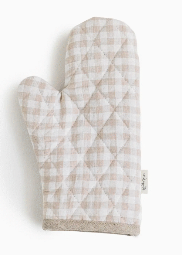 Linen Oven Mitt